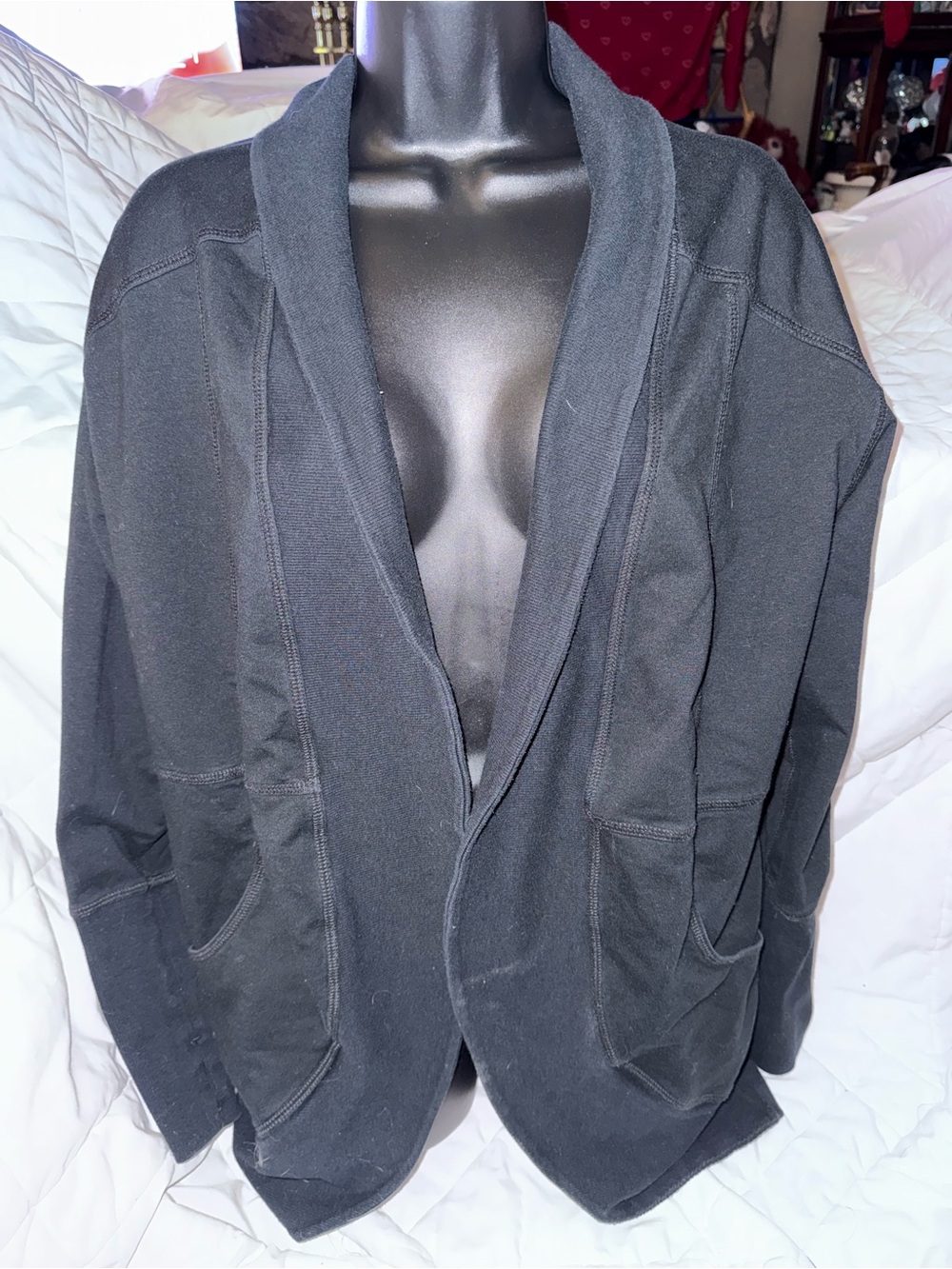 Eddie Bauer Camp Fleece Wrap Cardigan